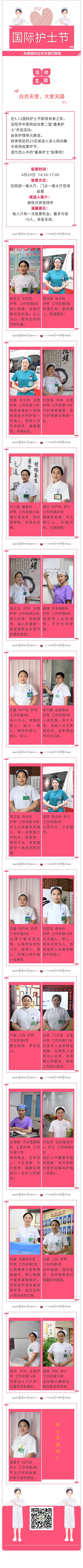 信陽市中醫(yī)院第二屆“最美護(hù)士”評選投票開始啦！